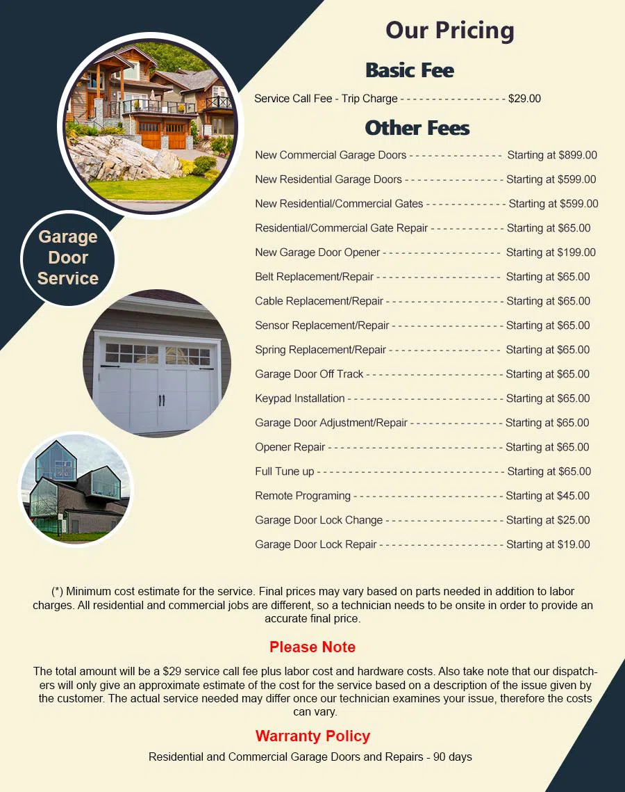 Garage Doors Store Repairs Long Beach, CA 562-528-0614